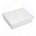 White New Plain cardboard food packing box