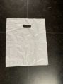 White Plain d cut compostable shopping bag