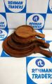 Wooden Round Brown sizzlers pizza bases