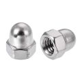 Metallic Stainless Steel Dome Nuts