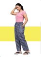 Available In Various Colours Printed ladies woven night pant