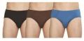 Cotton Multicolor Plain Mens Briefs