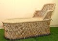 Rectangular Light Brown moonj grass long couch chair