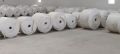 White Plain Printed Pp Woven Fabric Roll