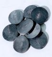 Round Black Available in Many Colors Horn Button Blanks