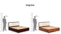 Panchveni PANCHVENI SISHAM Polished Rectangular Square Light Brown New wooden double bed