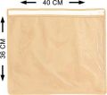 Beige Non Woven Plain Saree Cover