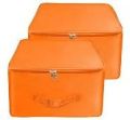 2 Pcs Combo Orange Nylon Wardrobe Storage Bag