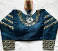 Silk Sequence Embroidery Work Blouse