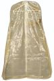 Plastic beige bridal gown cover