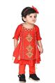 Kids Rayon Frock With Legging Set