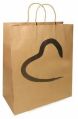 Kraft Paper Brown Brown printed paper shopping bag