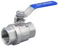Blue Grey Stainless Steel Flanged Ball Valve
