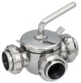 Silver stainless steel low pressure valve