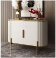 Decorative Marble Top Console Cabinet