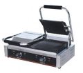 Black Electric Double Jumbo Contact Grill