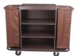 Brown Fiber Multi Functional Service Cart