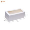 Rectangular White Plain 500gm plum cake box