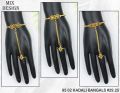 MIJ BRASS Polished Round GOLDEN GOLDEN designer imitation bangles