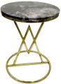 Steel Round Side Table