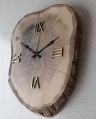 Sonata Pine Wood Round Brown 400-800 Gm wooden wall clock