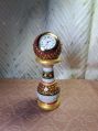 Seksaria and Sons Multicolor 400-800 Gm Marble Table Clock
