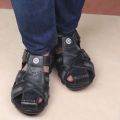 RC0317 Mens Black Casual Sandal