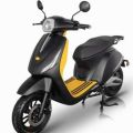 Black Yellow electric two wheelers