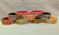 Round Available In Many Colors fancy plastic bangles
