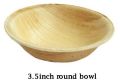 3.5 Inch Round Areca Leaf Bowl