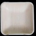 Plain Square Areca Leaf Plate