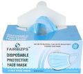 FAIRBIZPS Fabric Disposable Face Mask with Nose Clip,  (Blue, Pack of 50), 3 Ply Mask,