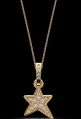 LNP-03 Star Shape Diamond Pendant Necklace