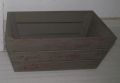 Rectangular Brown wooden storage crate