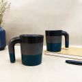 Tri Color Studio Pottery Ceramic Mug Set