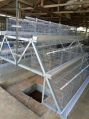 Steel Non Polished Silver New Used chicken cage