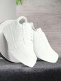 Girls White Casual Sneakers Shoes