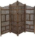 Polished Brown wooden room partition