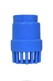 PP BLUE FLAP AND SPRING TYPE FOOTVALVE 15MM TO 110MM