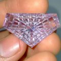 Purple amethyst fantasy cut carving gemstone
