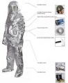 Non Woven PVC Grey Full Sleeve Plain Marine Fireman Suit