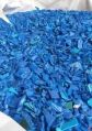 Blue HDPE Regrind Scrap