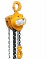Mild Steel Paint Coating Yellow chain pulley block