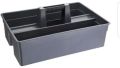 Plastic Rectangular Black caddy tool basket