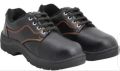 Leather Black safety shoes