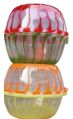 Multicolor round plastic bowl