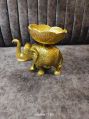 Electroplating gold Elephant Gold Gold Carving Bharat Artisans IMPEX aluminium decorative bowl