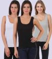 Polyester Cotton Available in Many Colors Plain Ladies Tank Tops