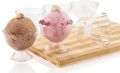 Round 6 piece plastic ice cream bowl set