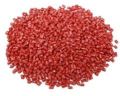 Reprocessed super red pvc plastic granules